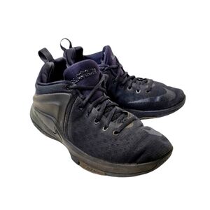 Nike Boy's LeBron Zoom Witness Black Basketball Shoes 6Y